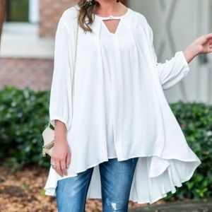 White Tunic Top